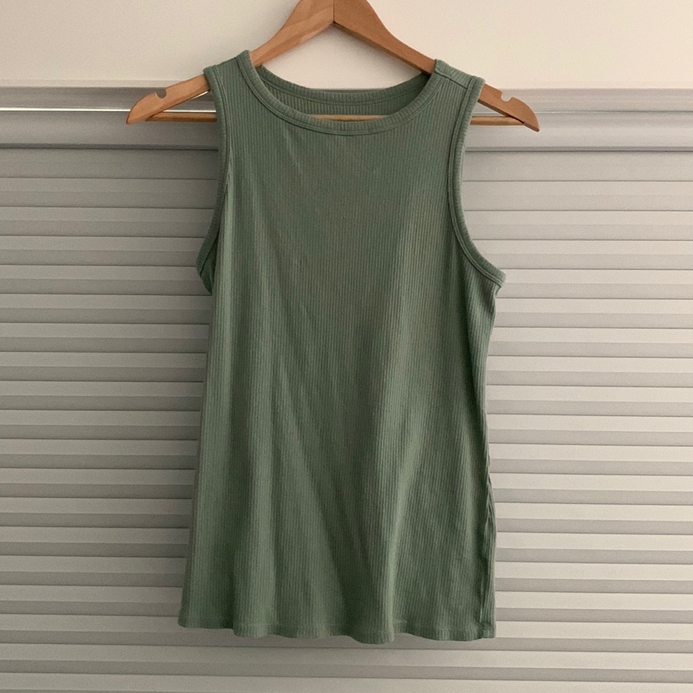 Sage Ribbed Tank